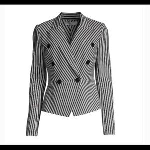Bailey 44 Gelato Striped Double Breasted Jacket Blazer Size M